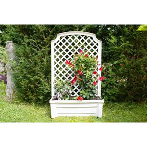 Produktbild für Pflanzkasten KHW Calypso 37301 weiß