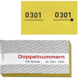 Nummernblock Wolf&Appenzeller Doppelnummern 750052