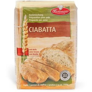 Brotbackmischung Küchenmeister Ciabattabrot