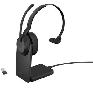 Produktbild für Headset Jabra Evolve2 55 MS Mono, mit Ladestation