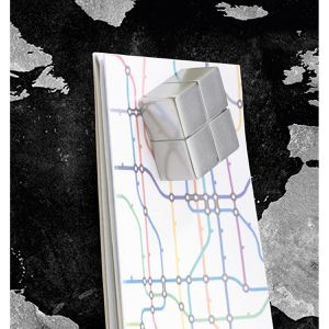 Produktbild für Glas-Magnettafel Sigel GL246 Artverum, World-Map, 2 Magnete