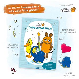 Produktbild für Malbuch Trötsch Zaubermalbuch Die Maus