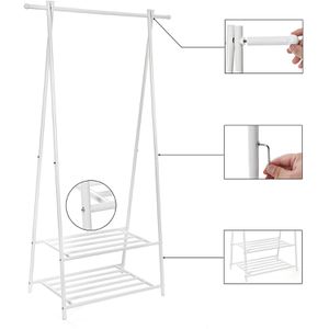 Produktbild für Garderobenständer Songmics HSR05W, weiß