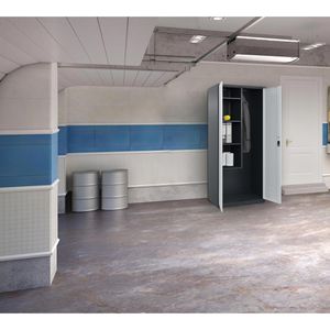 Produktbild für Mehrzweckschrank CP-Möbel Classic Plus, abschließbar, grau