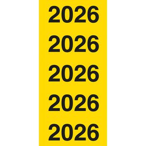 Jahreszahlen Zweckform 43-226, 2026, Aufkleber