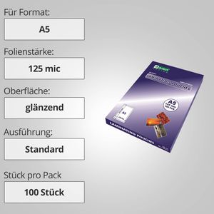Produktbild für Laminierfolien D.RECT DIN A5