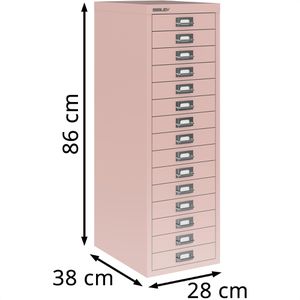Produktbild für Schubladenschrank Bisley MultiDrawer, aus Metall
