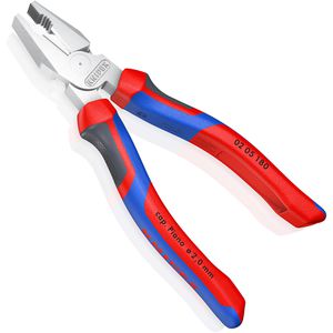 Produktbild für Kombizange Knipex 02 05 180, Kraft-Kombizange