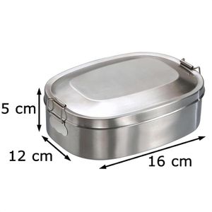 Produktbild für Lunchbox Mato Break, klein, Edelstahl