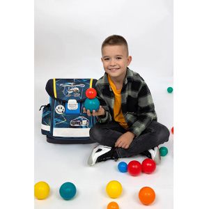 Produktbild für Schulranzen Belmil Classy, Police, 4-teilig