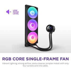 Produktbild für CPU-Kühler NZXT Kraken Plus 360 RGB, RL-KR360-B2, PWM