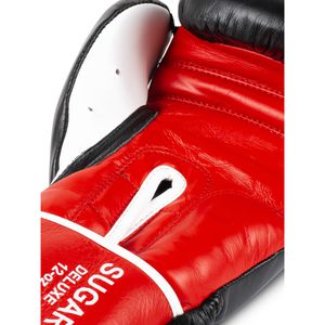 Produktbild für Boxhandschuhe BENLEE Sugar Deluxe, schwarz/rot, für Erwachsene