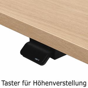 Produktbild für Schreibtisch Hammerbacher XMST, 29351, eiche, mit Sideboard