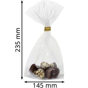 Produktbild für Geschenktüte Folia 482 neutral transparent