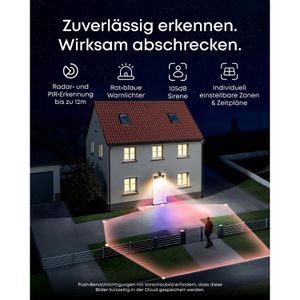 Produktbild für Überwachungskamera Eufy SoloCam S4 Solo, PTZ, außen