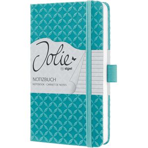 Produktbild für Notizbuch Sigel Jolie Aqua Green, JN102, Kunstleder Hardcover