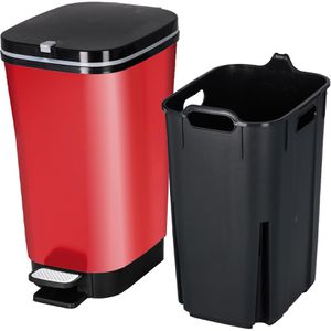 Produktbild für Mülleimer Curver KIS Chic Bin Style, rot