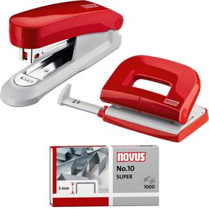 Produktbild für Heftgerät Novus Twinset E15/E210, 020-1830, inkl. Locher