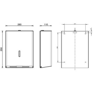 Produktbild für Handtuchspender CWS ObjectLine 750, 706500