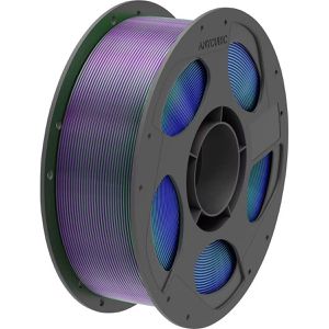 Filament Anycubic PLA Silk Tri-Color, blau/grün/lila