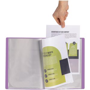 Produktbild für Sichtbuch Pagna 21012-12 School, aus PP, A4
