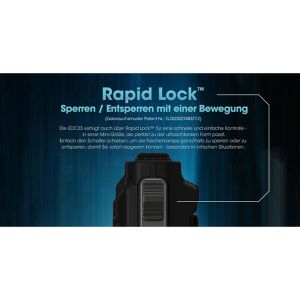 Produktbild für Taschenlampe Nitecore EDC23 SABER, LED, aufladbar