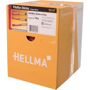 Produktbild für Pfeffer Hellma Sticks, gemahlen, schwarz, 150 g