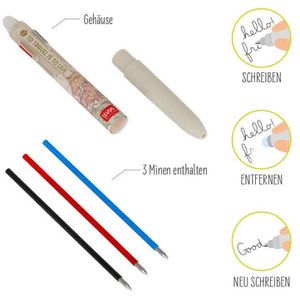 Produktbild für Gelschreiber Legami Make Mistakes, Weltkarte, radierbar