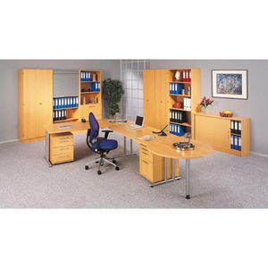 Produktbild für Anbautisch Hammerbacher LA 60, buche