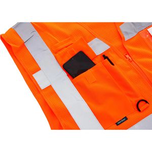 Produktbild für Warnweste Portwest Athen MeshAir Exekutiv C376, orange