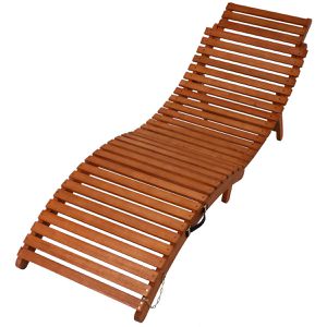 Produktbild für Sonnenliege Garden-Pleasure NASSAU, aus Holz / Stoff