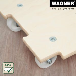 Produktbild für Möbelroller Wagner-System MM1382, Kunststoffrollen