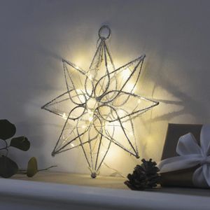 Produktbild für Weihnachtsstern Frank-Flechtwaren 530005, Silver