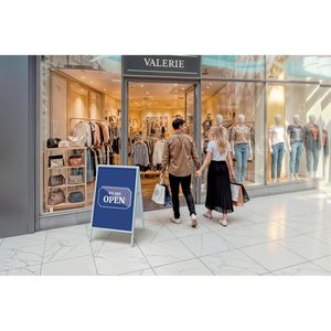 Produktbild für Kundenstopper Franken BSA1M, DIN A1