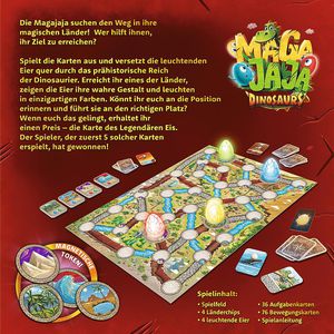 Produktbild für Brettspiel Trefl 02476, Maga Jaja - Dinosaurier