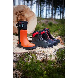 Produktbild für Schnittschutzstiefel Oregon Fiordland, schwarz, S2