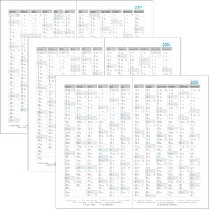 Produktbild für Taschenkalender Geiger Mars, Jahr 2026 / 2027 / 2028