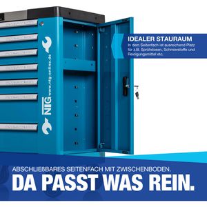 Produktbild für Werkzeugwagen NTG WZW.3070, bestückt