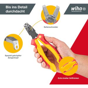Produktbild für Elektro-Installationszange Wiha TriCut electric