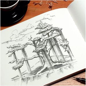 Produktbild für Skizzenbuch Rhodia 116126C Pen &amp; Inkwash Book, A5