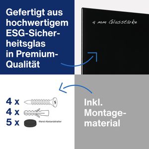 Produktbild für Glas-Magnettafel Magnetoplan 13401012, Design-Glasboard