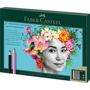 Produktbild für Buntstifte Faber-Castell Polychromos &amp; Pitt Graphite Matt