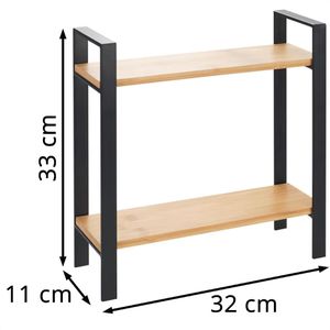 Produktbild für Küchenregal Wenko Lou 53029100, braun