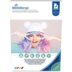 Fotopapier MediaRange MRINK103, für Inkjet, A4