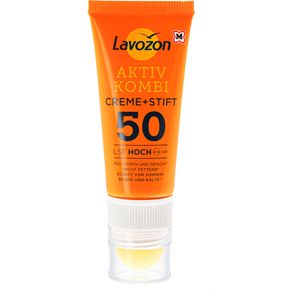 Produktbild für Sonnencreme LAVOZON Aktiv Kombi Creme + Stift