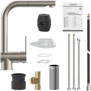 Produktbild für Küchenarmatur Schütte London, Edelstahl