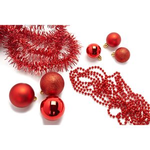Produktbild für Weihnachtskugeln Heitmann-Deco 1008817, rot