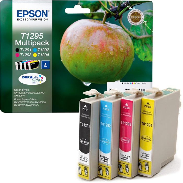 Epson T1295 Multipack Original Druckerpatronen C13t129540 Apfel Tinte Böttcher Ag 3436