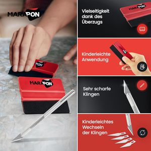 Produktbild für Rakel Marapon Set MR-4, 75 x 100mm, 43 x 100mm