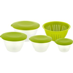 Produktbild für Schüssel Westmark Olympia 2420226A, Set mit Deckel und Sieb